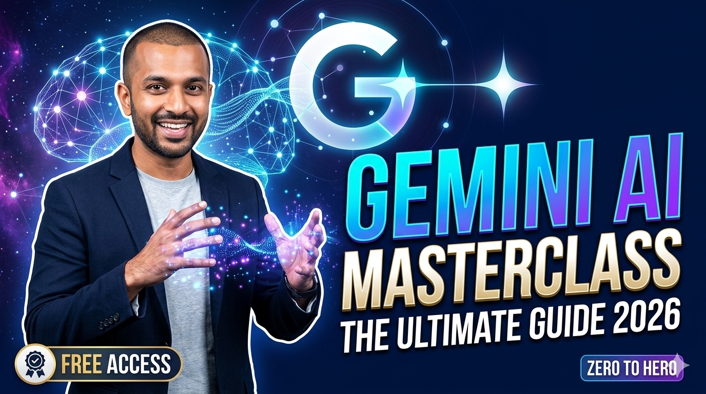 New CourseGemini AI Masterclass 2026 | 7-Hour Full Tutorial