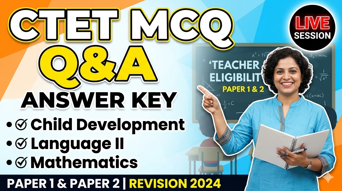 MCQ on CTET Paper 1